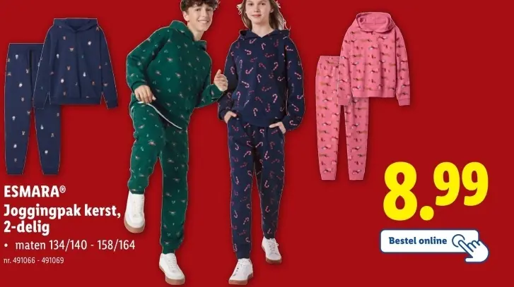 Aanbieding: leggingpak kerst, delig