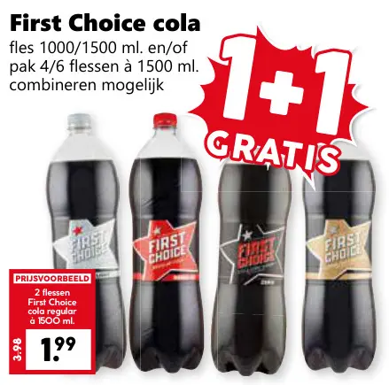 Aanbieding: First Choice cola