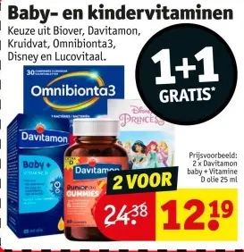 Promotie: Baby- en kindervitaminen