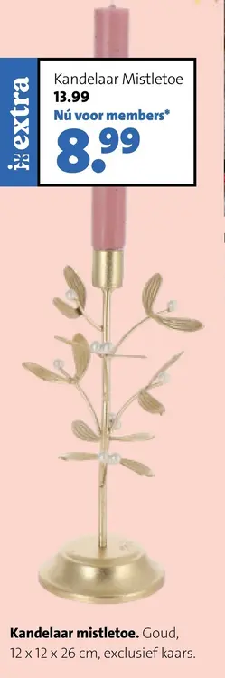 Aanbieding: Kandelaar Mistletoe