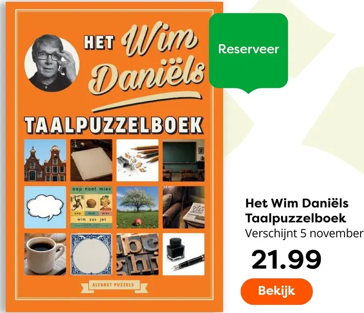 Aanbieding: Het Wim Daniëls Taalpuzzelboek