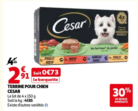 Promotie: Terrine pour chien