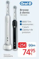 Offre: Brosse à dents 790 DUO