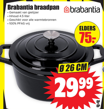 Aanbieding: Brabantia braadpan