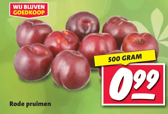 Aanbieding: Rode pruimen