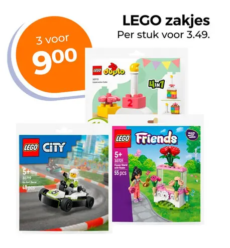 Aanbieding: LEGO zakjes
