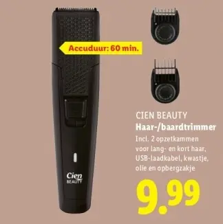 Aanbieding: CIEN BEAUTY Haar-/baardtrimmer