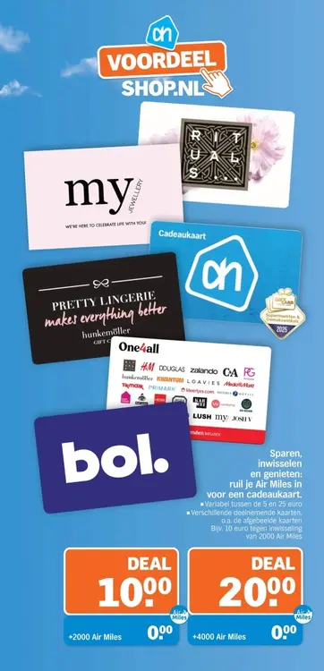 Aanbieding: Cadeaukaart