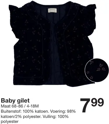 Promotie: Zeeman Gilet