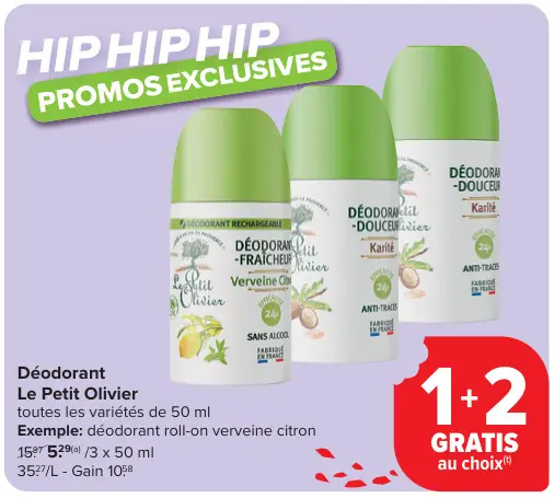 Offre: Déodorant