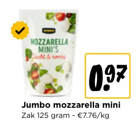 Promotie: Mozzarella mini