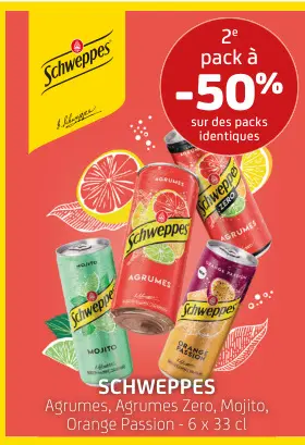 Offre: Agrumes, Agrumes Zero, Mojito, Orange Passion