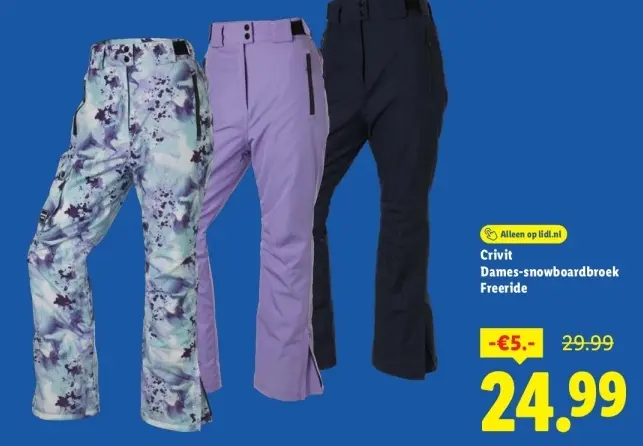 Aanbieding: Dames-snowboardbroek Freeride