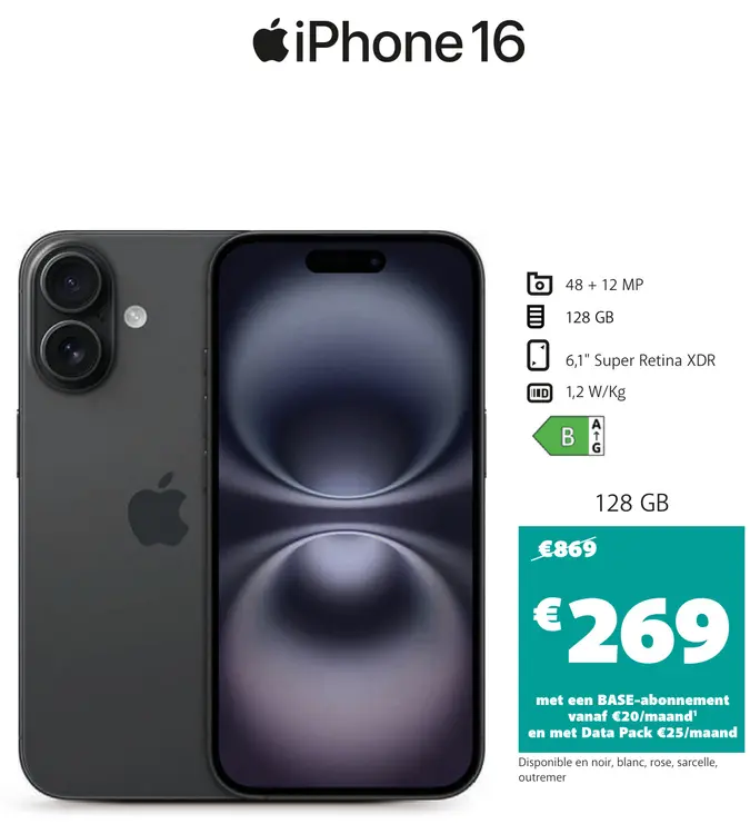 Aanbieding: iPhone 16