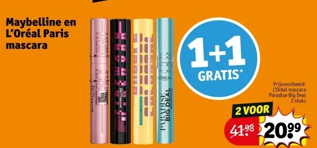 Aanbieding: mascara