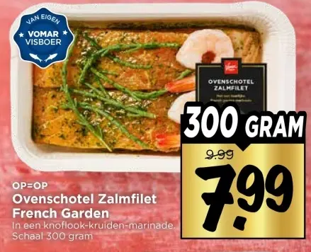 Aanbieding: Ovenschotel Zalmfilet French Garden