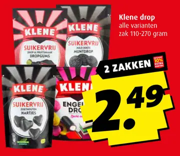 Aanbieding: Klene drop