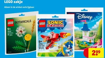 Aanbieding: LEGO zakje