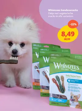Aanbieding: Whimzees hondensnacks