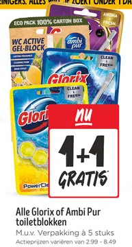 Aanbieding: Alle Glorix of Ambi Pur toiletblokken