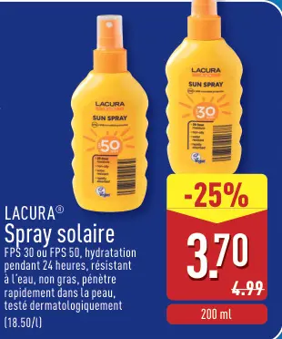 Offre: Spray solaire