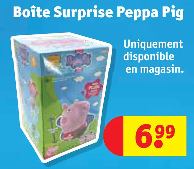 Offre: Boîte Surprise Peppa Pig