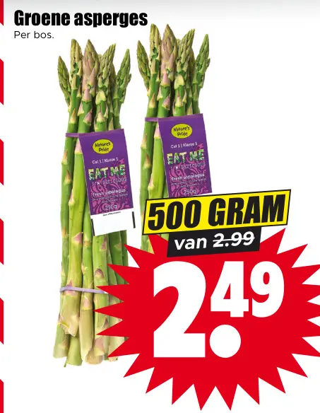 Aanbieding: Groene asperges