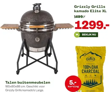 Aanbieding: Grizzly Grills kamado Elite XL