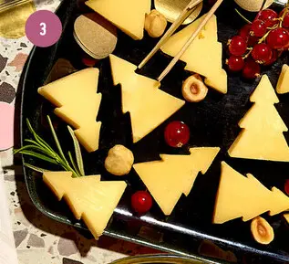 Promotie: Gouda in de vorm van een kerstboom
