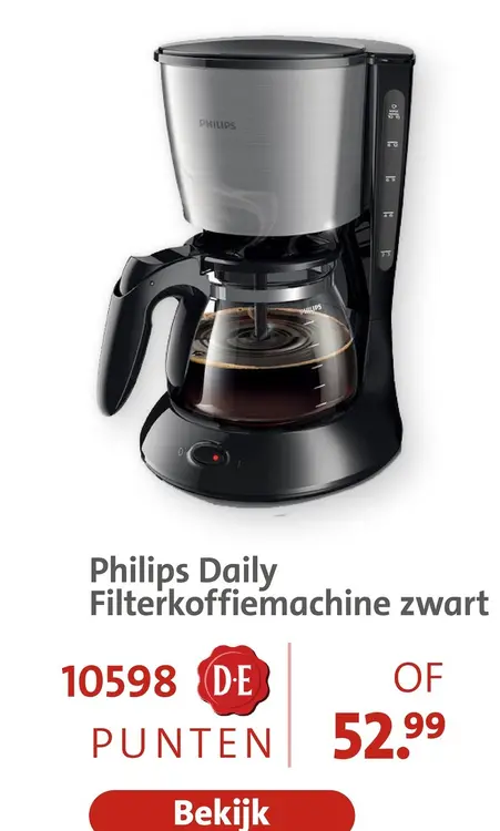 Aanbieding: Daily Filterkoffiemachine zwart