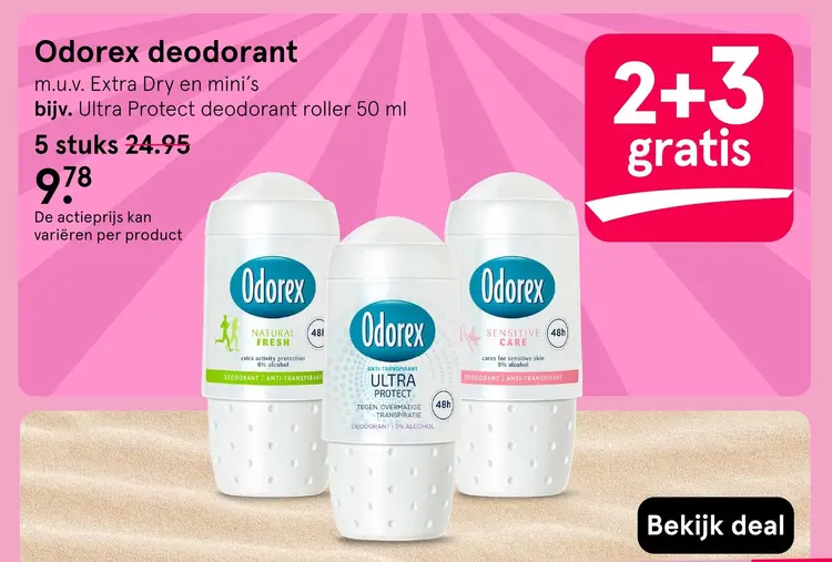 Aanbieding: Odorex deodorant