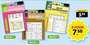 Aanbieding: WOORDZOEKER PUZZELBLOK