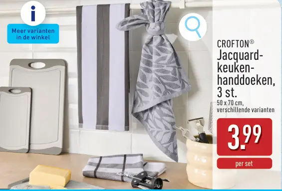 Promotie: Jacquard-keuken-handdoeken