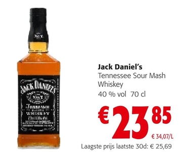 Aanbieding: Jack Daniel's Tennessee Sour Mash Whiskey