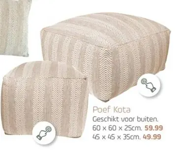 Aanbieding: Poef Kota