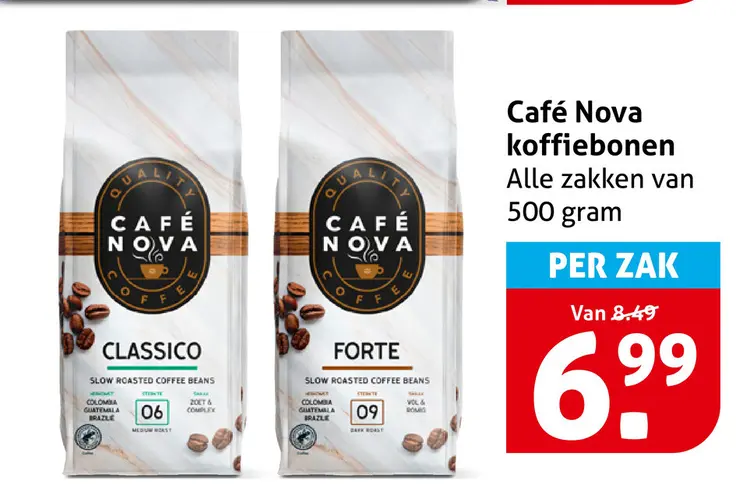 Aanbieding: koffiebonen