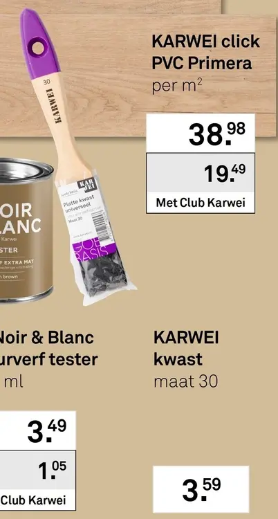 Aanbieding: Kwast maat 30