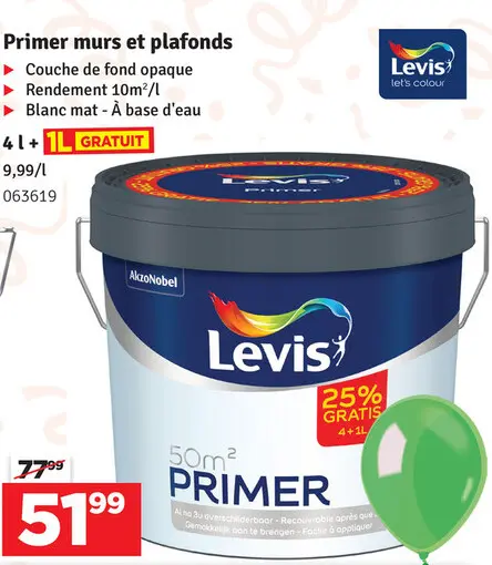 Offre: Primer murs et plafonds