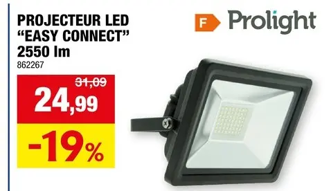 Offre: Projecteur led "easy connect"