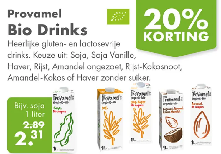 Aanbieding: Provamel Bio Drinks
