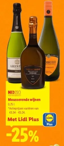 Aanbieding: Mousserende wijnen