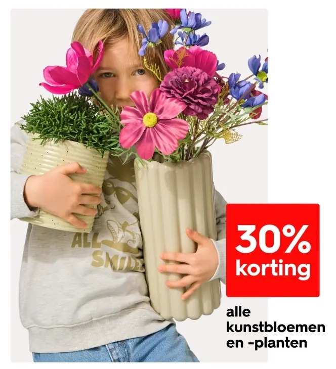 Aanbieding: Kunstbloemen en -planten