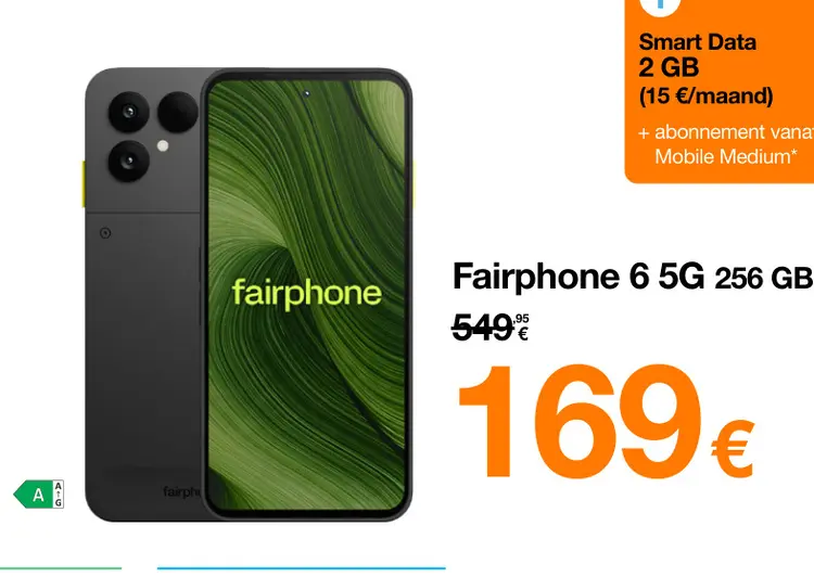 Promotie: Fairphone 6 5G 256 GB