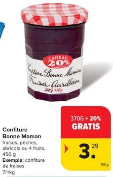 Offre: Confiture