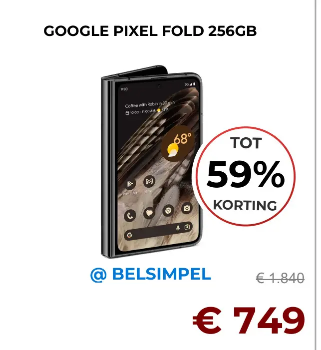 Aanbieding: Google pixel fold
