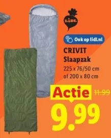 Aanbieding: CRIVIT Slaapzak