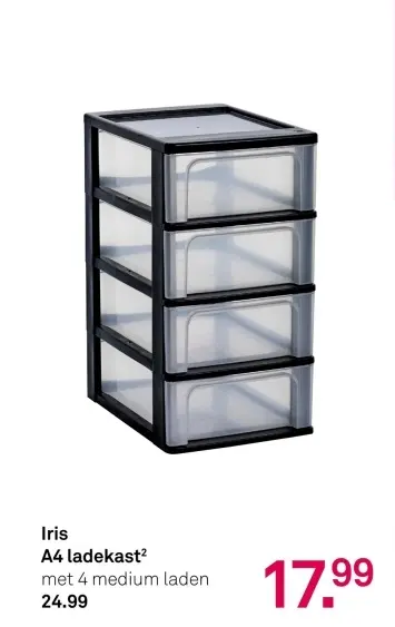 Aanbieding: A4 ladekast