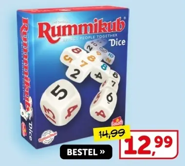 Aanbieding: Rummikub Dice