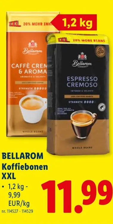 Promotie: Koffiebonen XXL