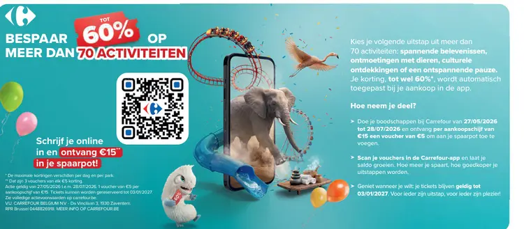 Promotie: Bespaar op meer dan 70 activiteiten